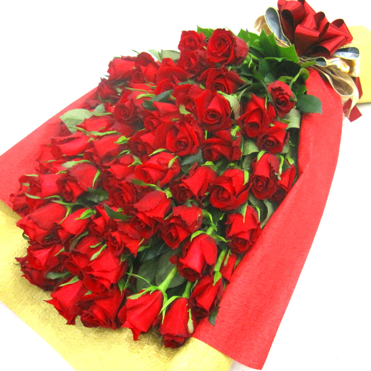 お誕生日 プロポーズ 還暦祝い ダイアモンド婚式に 赤いバラ60本の花束 商品詳細