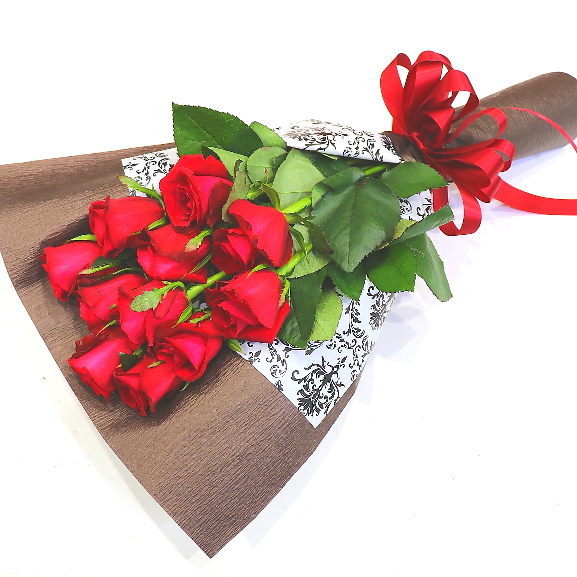 赤いバラのプレゼント》11本の花束｜商品詳細