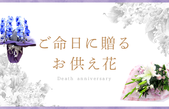 故人を偲ぶ供花 お供え お悔やみ ご命日 ご法事に 心を込めて