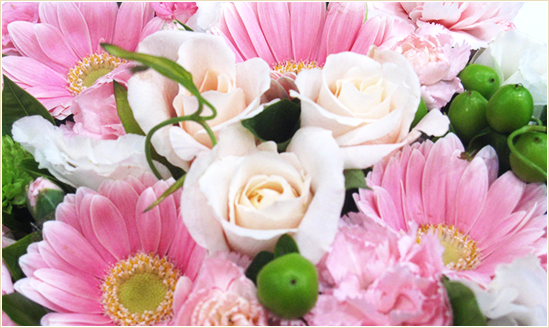 ピンク&レッド系の花